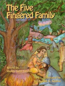 Hardcover The Five Fingered Family Book