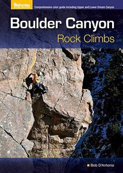 Paperback Boulder Canyon Rock Climbs Book