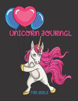 Paperback Unicorn Journal for Girls: Unicorn Gifts for Girls: Blank lined Unicorn themed Journal notebook to write in and make Sketches for girls Book