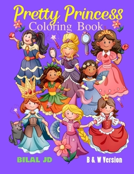 Pretty Princess Coloring Book: Activity Books For Adults