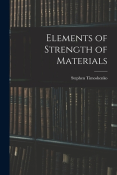 Paperback Elements of Strength of Materials Book