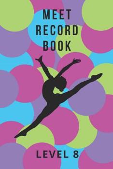 Paperback Meet Record Book: Level 8 in Colorful Dots Book