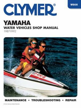 Paperback Clymer Yamaha Water Vehicles Shop Manual 1987-1992 Book
