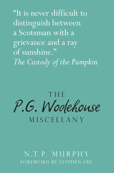 Hardcover The P.G. Wodehouse Miscellany Book