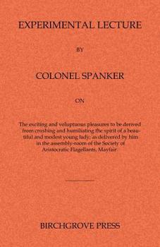 Paperback Experimental Lecture By Colonel Spanker Book