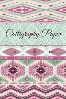 Paperback Calligraphy Paper: Slanted Grid Book