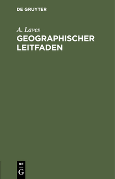 Hardcover Geographischer Leitfaden [German] Book