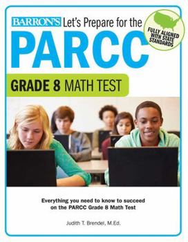 Paperback Let's Prepare for the PARCC Grade 8 Math Test Book