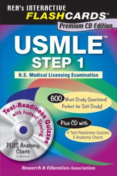 Paperback Interactive Flashcards USMLE Step 1 [With CDROM] Book