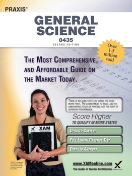 Paperback Praxis General Science 0435 Teacher Certification Study Guide Test Prep Book