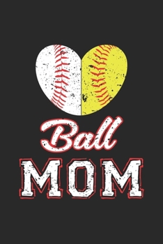 Paperback Baseball Mom: Lined Journal, Diary Or Notebook For Baseball Mom. 6 in x 9 in Cover. Book