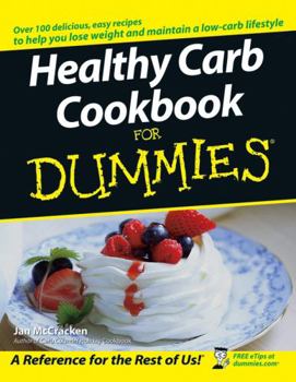 Paperback Healthy Carb Cookbook for Dummies Book