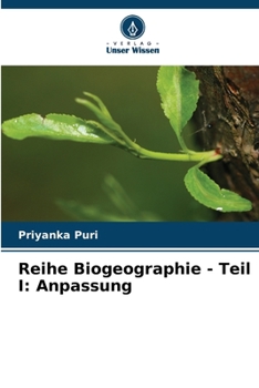 Paperback Reihe Biogeographie - Teil I: Anpassung [German] Book