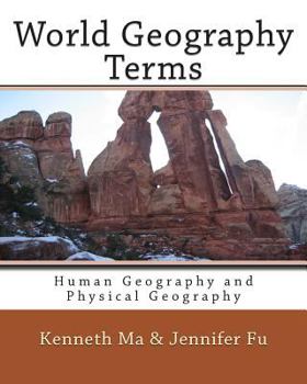 Paperback World Geography Terms: Human Geography and Physical Geography Book