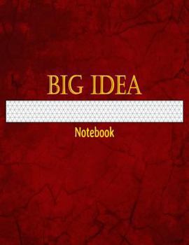 Paperback Big Idea Notebook: 1/5 Inch Isometric Graph Ruled Book