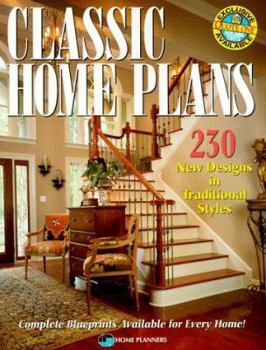 Paperback Classic Home Plans: 230 Designs in Traditional Styles Book