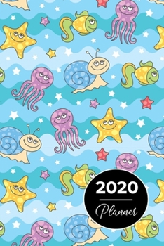 Paperback Weekly Planner 2020: Weekly/Monthly Day Planner (January 2020 - December 2020) 9" x 6" Organizer Book PLN16 Book