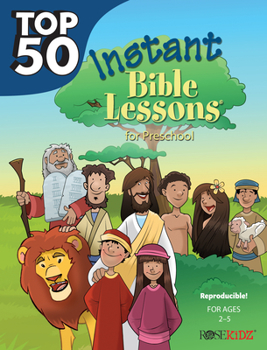 Paperback Top 50 Instant Bible Lessons for Preschoolers Book