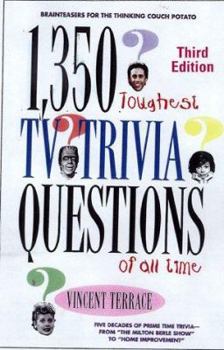 Paperback 1,350 Toughest TV Trivia-3rd E Book