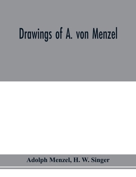 Paperback Drawings of A. von Menzel Book