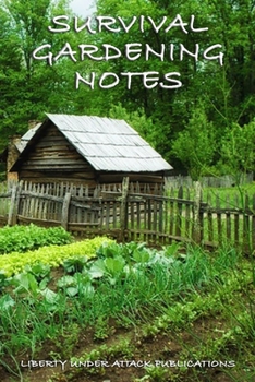 Paperback Survival Gardening Notes Book