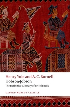 Paperback Hobson-Jobson: The Definitive Glossary of British India Book