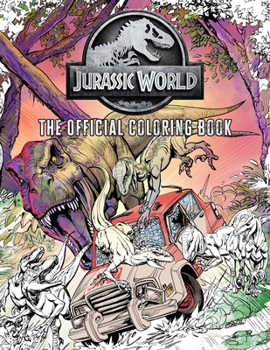 Paperback Jurassic World: The Official Coloring Book