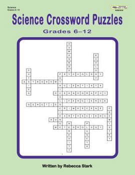 Paperback Science Crossword Puzzles Grades 6?12 Book