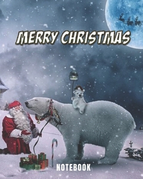 MERRY CHRISTMAS  NOTEBOOK: MERRY CHRISTMAS  Cute Merry Christmas Notebook, Merry Christmas Gift for Christmas Lovers 100PAGE |8x10in