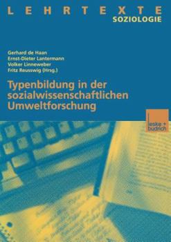 Paperback Typenbildung in Der Sozialwissenschaftlichen Umweltforschung [German] Book