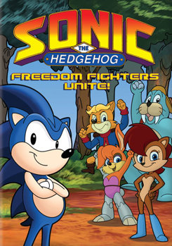 DVD Sonic The Hedgehog: Freedom Fighters Unite! Book