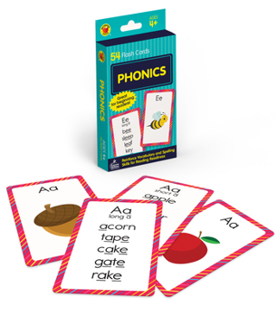 Paperback Phonics Flash Cards Book