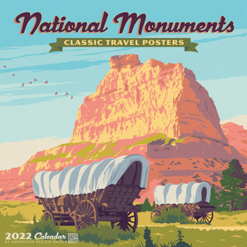 Calendar National Monuments Art Posters 2022 Wall Calendar Book