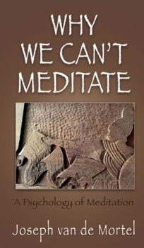 Hardcover Why We Can't Meditate: A Psychology of Meditation Book