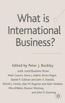 Hardcover What Is International Business? Book