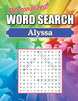 Alyssa Word Search: Large Print Word Find Puzzles