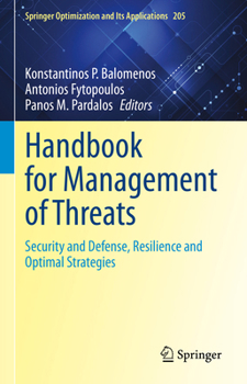 Hardcover Handbook for Management of Threats: Security and Defense, Resilience and Optimal Strategies Book