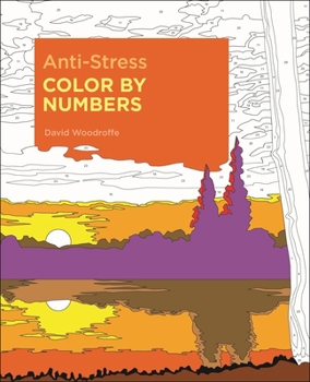Paperback Anti-Stress Color by Numbers Book