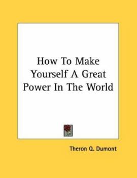How To Make Yourself A Great Power In The World