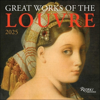 Calendar Great Works of the Louvre 2025 Wall Calendar Book