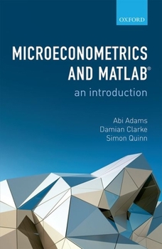 Hardcover Microeconometrics and Matlab: An Introduction Book