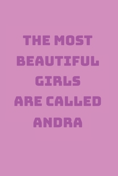 Andra Girl Woman Notebook: Graph Paper Journal 6x9 - 120 Pages