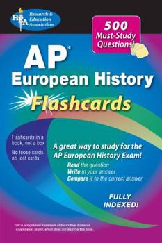 Paperback AP European History Flashcards Book