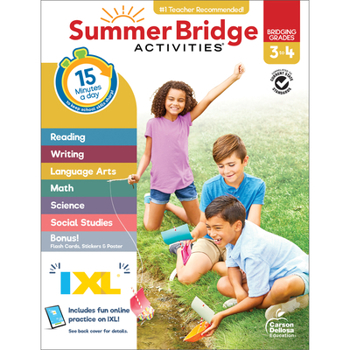 Gift Summer Bridge Activities, Grades 3 - 4 Book