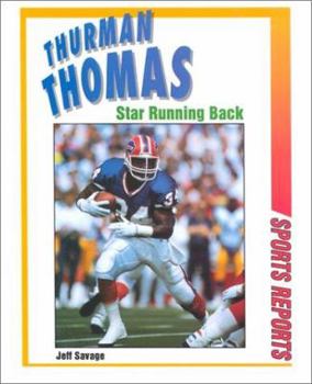 Library Binding Thurman Thomas: Star Running Back Book