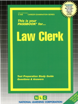 Spiral-bound Law Clerk: Passbooks Study Guide Book