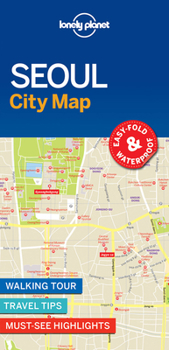 Paperback Lonely Planet Seoul City Map Book