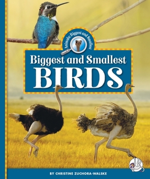 Library Binding Biggest and Smallest Birds Book