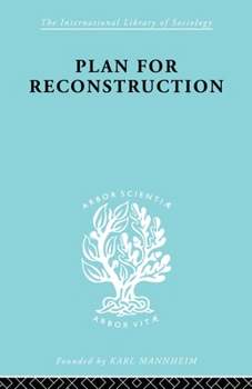 Paperback Plan for Reconstruction Book