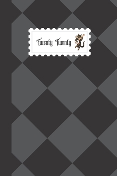 Twenty Twenty: 2020 Weekly Planner / Journals, Vintage Style Cat, Notebook Organiser, Week Per Page, 50 Pages Ruled White Paper, 106 pages, Cute Fun Gift